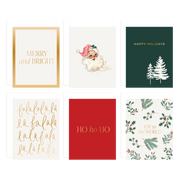 Assorted Holiday Card Set - Pack of 12