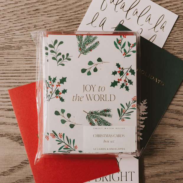 Assorted Holiday Card Set - Pack of 12