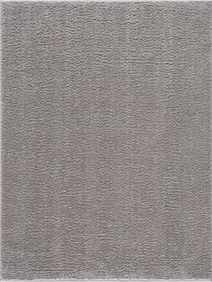 Judy Solid Gray Washable Shag Rug