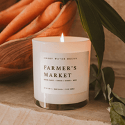 Farmer's Market Soy Candle - White Jar - 11 oz