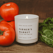 Farmer's Market Soy Candle - White Jar - 11 oz