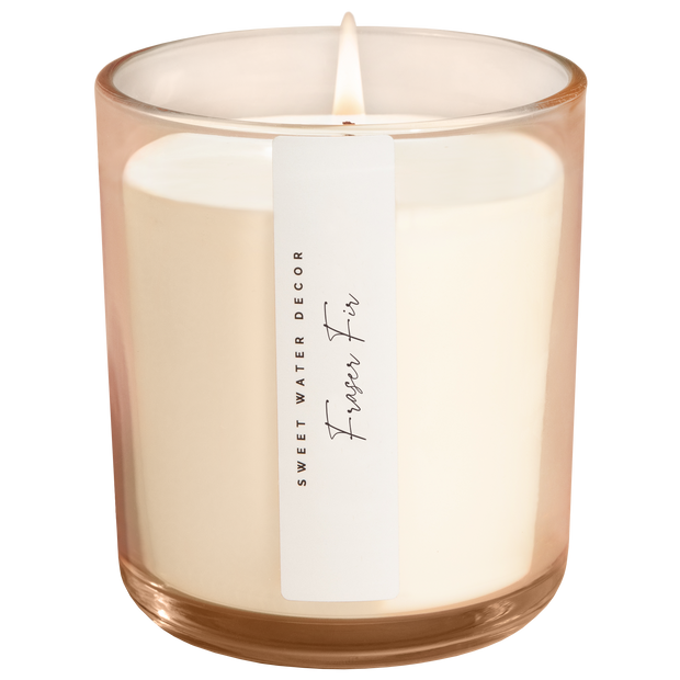 Fraser Fir Soy Candle - Tinted Glass Jar - 12 oz