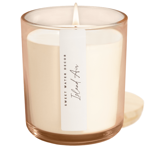 Island Air Soy Candle - Tinted Glass Jar - 12 oz
