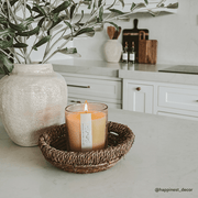 Salt and Sea Soy Candle - Tinted Glass Jar - 12 oz
