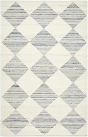 Vivir x Livabliss Antho Light Gray Diamond Rug