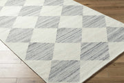 Vivir x Livabliss Antho Light Gray Diamond Rug