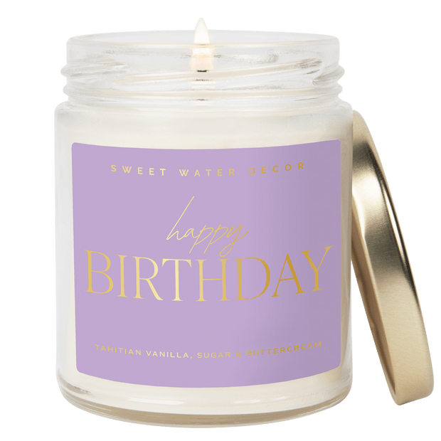 Happy Birthday Soy Candle - 9 oz