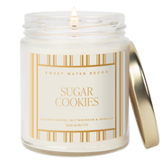 Sugar Cookies Soy Candle - 9 oz Patterned Clear Jar