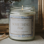 Something Blue Soy Candle - Clear Jar - 9 oz