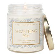 Something Blue Soy Candle - Clear Jar - 9 oz