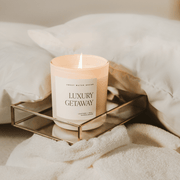 Luxury Getaway Soy Candle - Tan Matte Jar - 15 oz