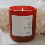 Be Mine Soy Candle - Red Matte Jar - 15 oz