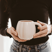 Cream Pumpkin 19oz. Figurine Coffee Mug