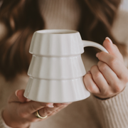 Cream Tree 17oz. Figurine Coffee Mug