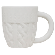 Cream Sweater 18oz. Figurine Coffee Mug