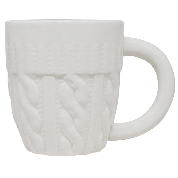 Cream Sweater 18oz. Figurine Coffee Mug