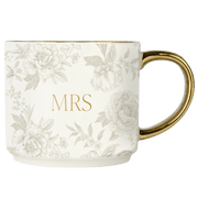 Mrs 14oz. Gold Handle Coffee Mug