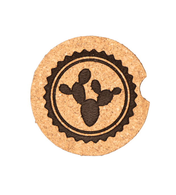 Cactus Circle 02 Car Coaster