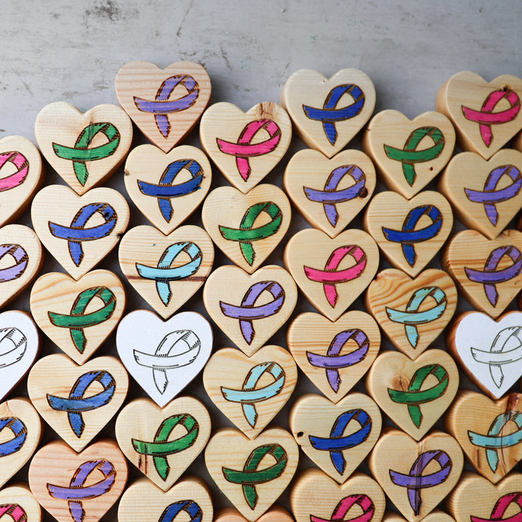 Cancer Awareness Hearts