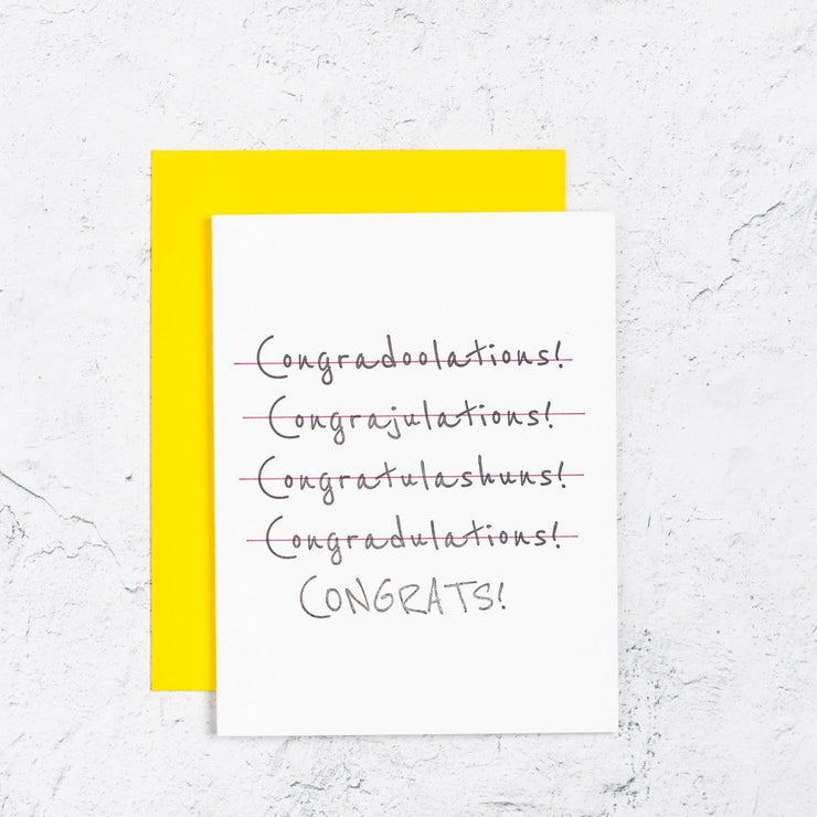 Congradoolations Card Box Set of 10