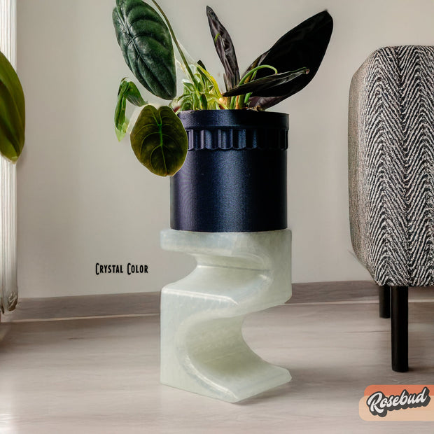 Plant Stand for Indoor Plant Pots - Perfect for House Plants and Plant Lovers, Gift for Plant Lover, Art Deco Planter Stands, Contour