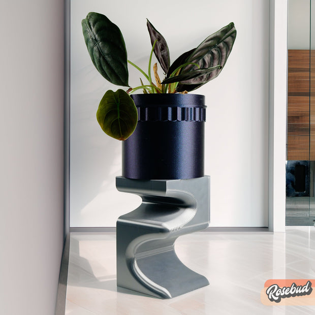Plant Stand for Indoor Plant Pots - Perfect for House Plants and Plant Lovers, Gift for Plant Lover, Art Deco Planter Stands, Contour