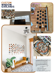 Custom Agate Garland – Made to Order Boho Wall Hanging Décor