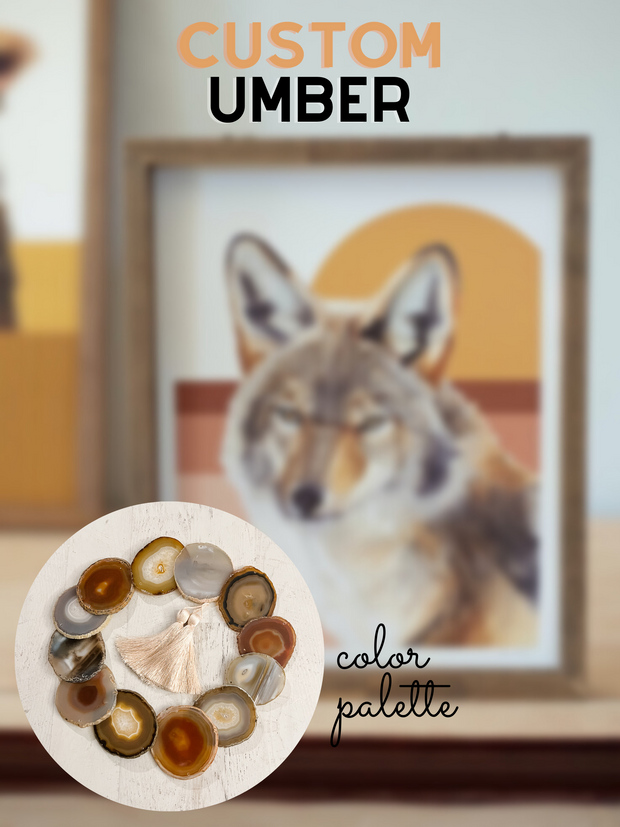 Custom Agate Garland – Made to Order Boho Wall Hanging Décor