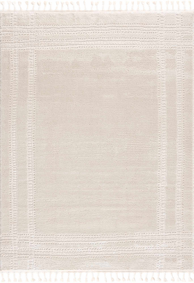 Ryuu Ivory Carved Area Rug