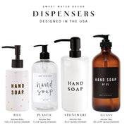 16oz Clear Plastic Body Wash Dispenser - White Label