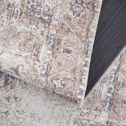 Beige Rosman Washable Area Rug - Promo