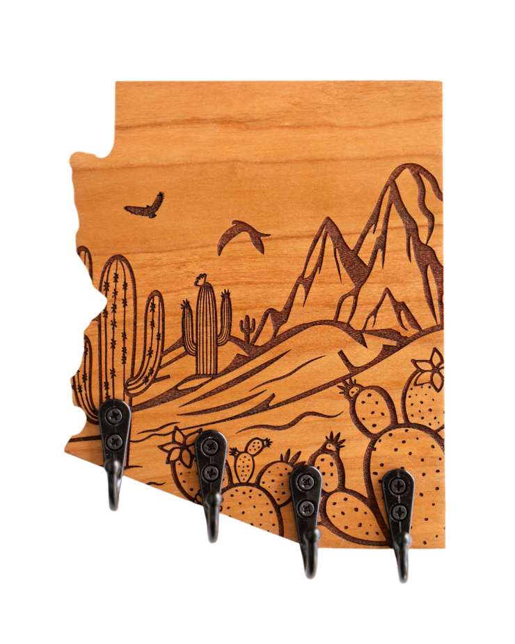 Desert Scene Arizona Wall Hanger