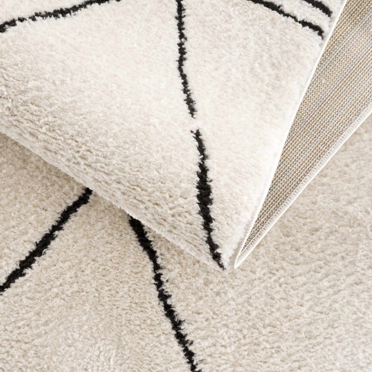 Keone Black & White Thick Rug
