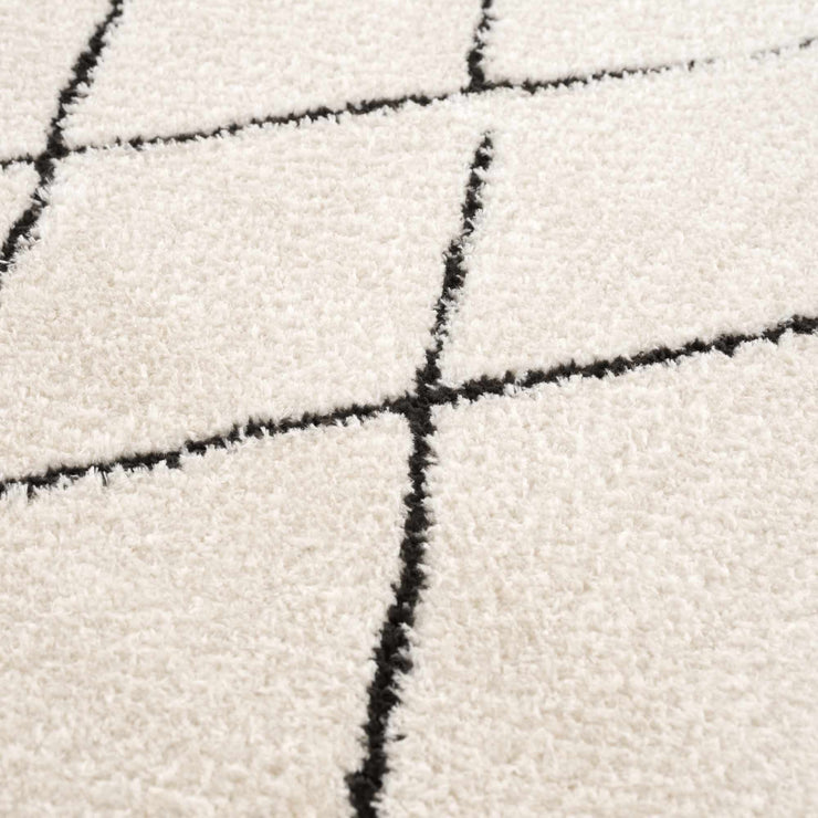 Keone Black & White Thick Rug