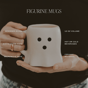 Ghost Face 12oz. Figurine Coffee Mug