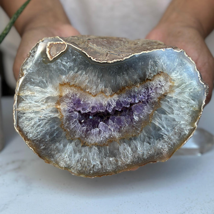 Largest amethyst geode, semi precious rock
