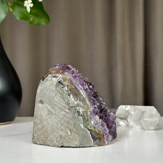 Deep purple amethyst, Uruguayan amethyst, anxiety relief stone