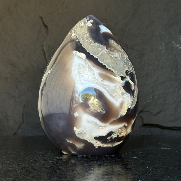 Huge Amethyst Geode Cave, 8 inches Amethyst Self Standing Cluster