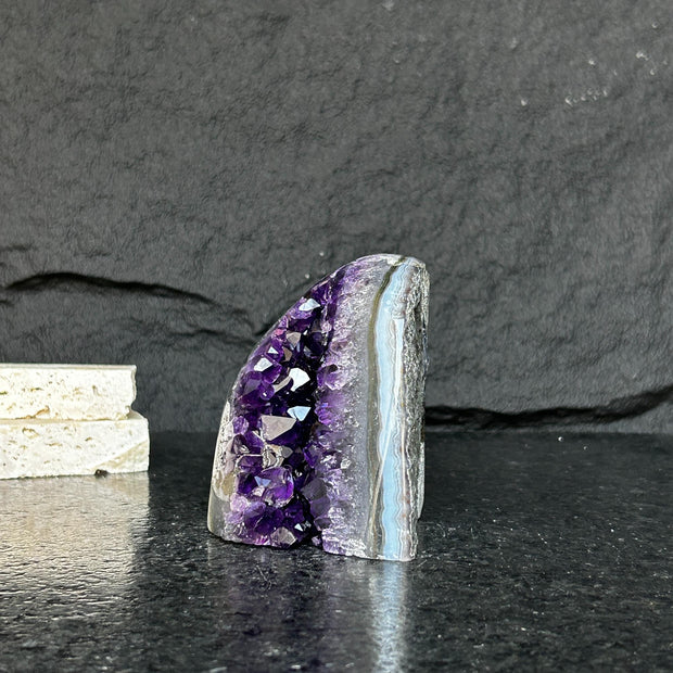 Large amethyst geode with FREE GIFT BOX, Mindfulness gift