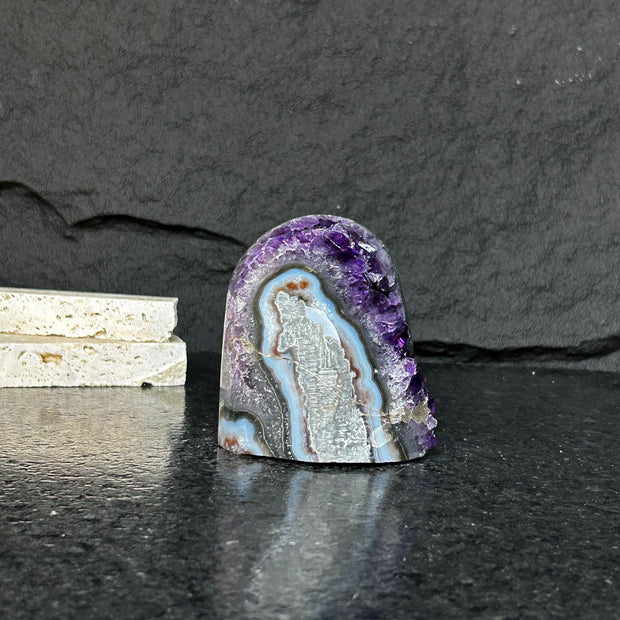 Large amethyst geode with FREE GIFT BOX, Mindfulness gift