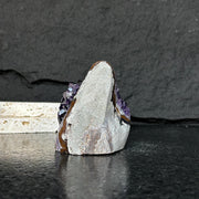 Large Amethyst geode, Unique crystal cluster with Agate formations