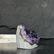 Large Amethyst geode, Unique crystal cluster with Agate formations