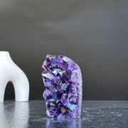 Large crystals Amethyst geode, Unique crystal cluster with FREE GIFT BOX