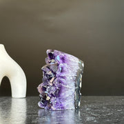 Large crystals Amethyst geode, Unique crystal cluster with FREE GIFT BOX