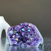 Amethyst cave, crystal purple amethyst