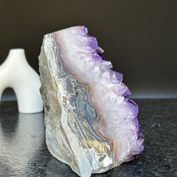 Amethyst Cut Base Crystal, Quartz Geodes, AAA Grade, Amethyst Free Standing Crystal