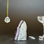 Amethyst geode Unique raw crystal cluster