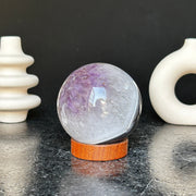 Amethyst sphere with agate layers, Crystal Ball 1 Lb, Large Agate sphere, Top quality crystal ball
