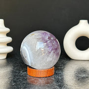 Amethyst sphere with agate layers, Crystal Ball 1 Lb, Large Agate sphere, Top quality crystal ball