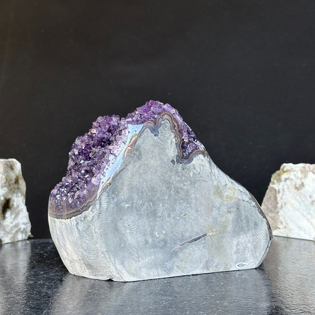 Unique Premium quality Amethyst, Rare find amethyst with stalactite